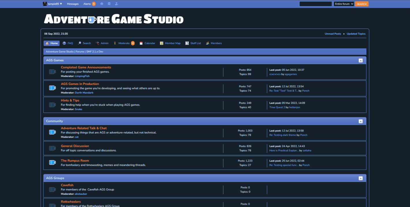 AGS Forums